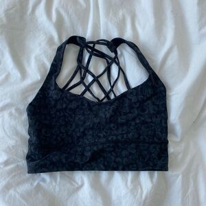 Leopard Print Free to be Wild Longline Bra